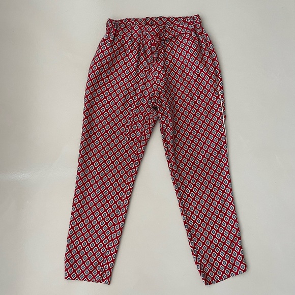 The Kooples Printed Silk Trousers, Size XS - Picture 2 of 4